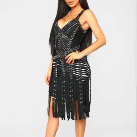 Fashion Nova | Dresses | Fashion Nova Fringe Dress | Poshmark